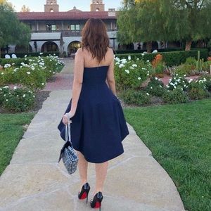 Navy blue dress